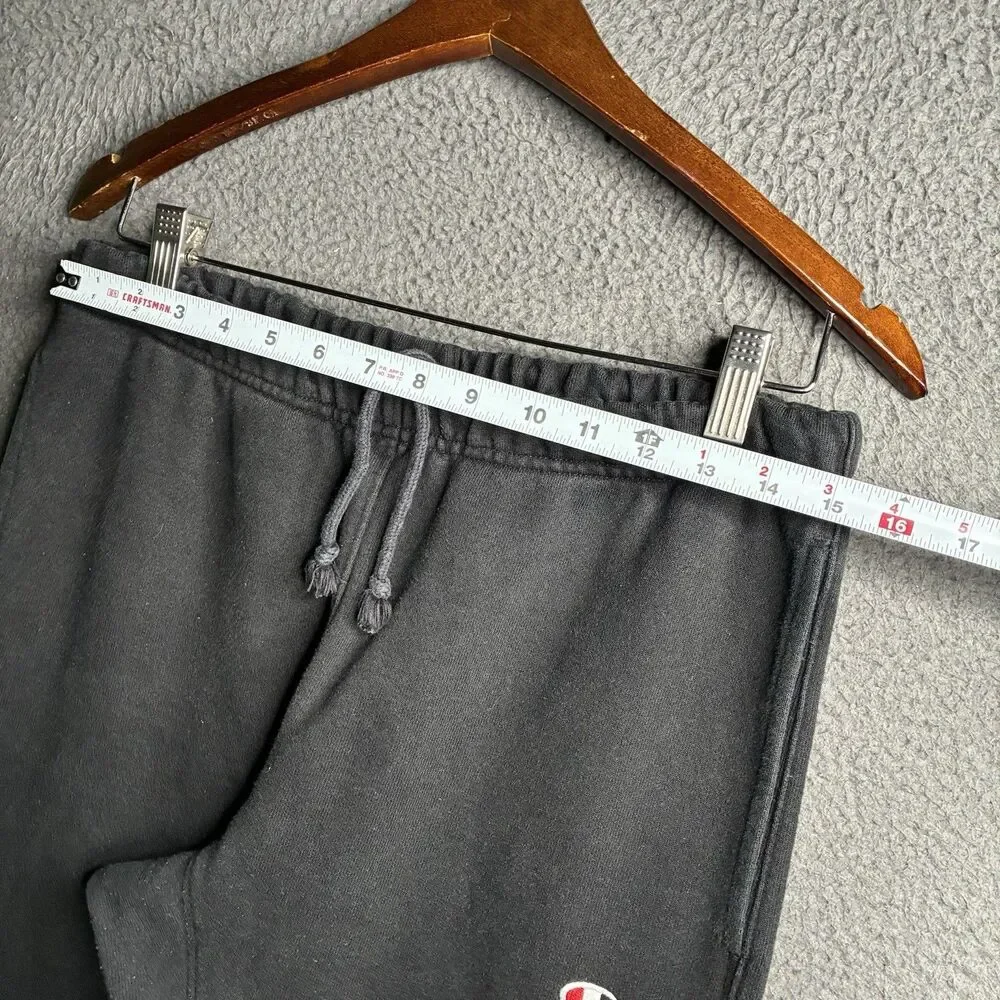 Champion x A Ma Maniere x Awake NY Sweatpants Black Size Small Drawstring